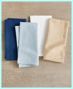 Dyed Napkins